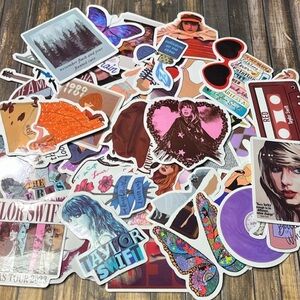 5for$10 Holiday Stocking Stuffer Gift Singer Taylor Swift 50Pc of Stickers